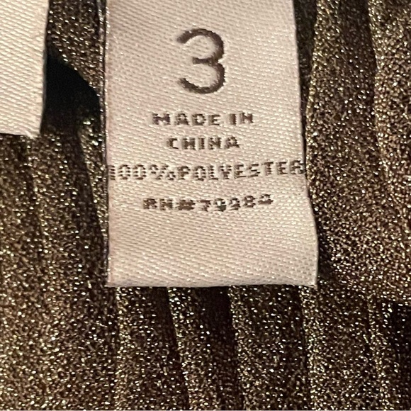 Chico’s brown metallic sheer Textured Open Cardigan/jacket size 3-Chico = XL - Picture 6 of 6